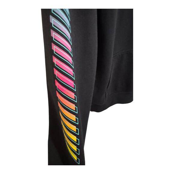 Urban Pipeline Y2K Black Hoodie Graphic Grunge Skater Soft Interior Mod. Retro S - Picture 8 of 8